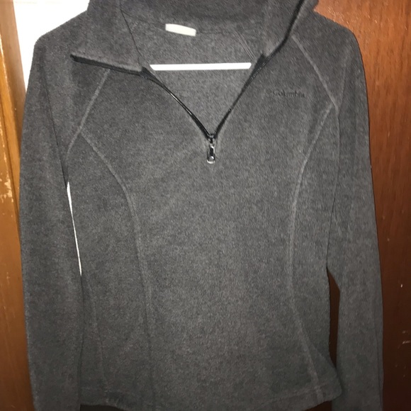 Grey Fleece Columbia Size M - Picture 2 of 4